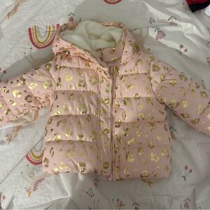 Carter's Pink and Gold Puffer Jacket